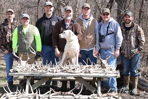 Shed Hunting With A Dog